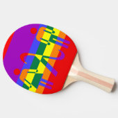 Raquette De Ping Pong Jeux LGBT Pride (Côté)