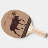 Raquette De Ping Pong Jeux simili cuir d'une caverne d'homme de Faux (Côté)