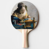 Raquette De Ping Pong Johannes Vermeer - Le Lacemaker (Dos)