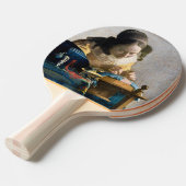 Raquette De Ping Pong Johannes Vermeer - Le Lacemaker (Devant Angle)