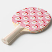 Raquette De Ping Pong Joli Cartoon Père Noël (Devant Angle)