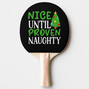 Raquette De Ping Pong Joli jusqu'à Noël méchant Design-81054