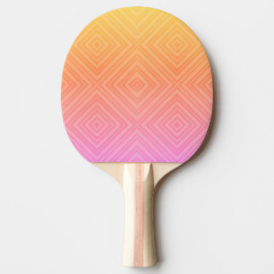 Raquette De Ping Pong Joli Pastel Hypnotique Diamant Moderne Pop Art
