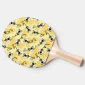 Raquette De Ping Pong Joli petit motif abeilles (Côté)