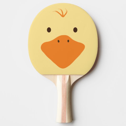 Raquette De Ping Pong Joli Petit Visage Ducky (Devant)