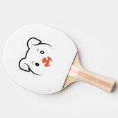 Raquette De Ping Pong Joli rose (Côté)
