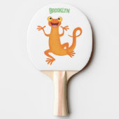 Raquette De Ping Pong Joli triton orangé joyeux (Dos)