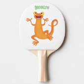 Raquette De Ping Pong Joli triton orangé joyeux (Devant)