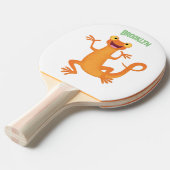 Raquette De Ping Pong Joli triton orangé joyeux (Devant Angle)