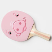 Raquette De Ping Pong Joli visage de cochon rose (Côté)