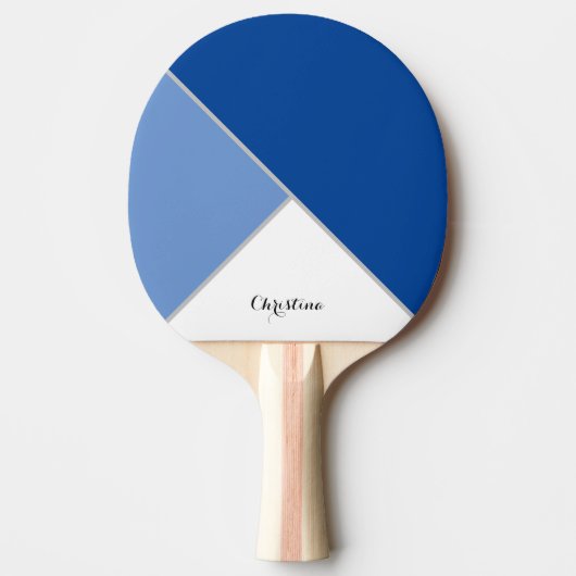 Raquette de ping pong jolie deux tons (Devant)