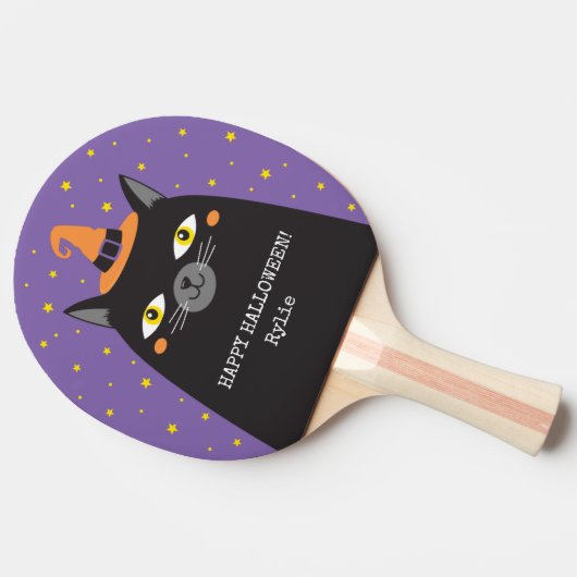 Raquette De Ping Pong Jolie fête des enfants chats Halloween (Côté)