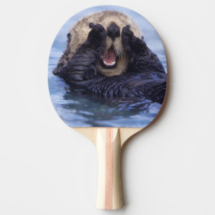 Raquette De Ping Pong Jolie loutre de mer Alaska, États-Unis