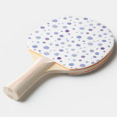 Raquette De Ping Pong Jolie œuvre d'art pointillée aux coups de pinceau (Devant Angle)