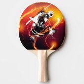 Raquette De Ping Pong Jouer Comme Un Guerrier Ninja (Devant)