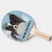 Raquette De Ping Pong Jouet Papillon mignonne Chien espagnol à l'quai (Côté)