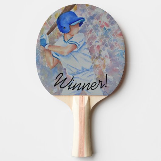 Raquette De Ping Pong Joueur de baseball gagnant (Devant)