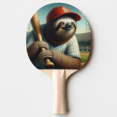 Raquette De Ping Pong Joueur de baseball Sloth (Dos)