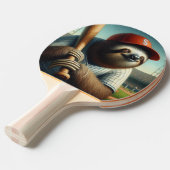 Raquette De Ping Pong Joueur de baseball Sloth (Devant Angle)