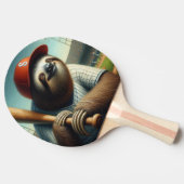 Raquette De Ping Pong Joueur de baseball Sloth (Côté)