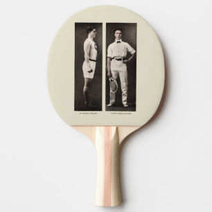 Raquette De Ping Pong Joueur de tennis athlète professionnel vintage