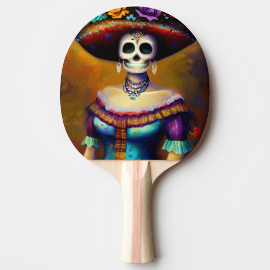 Raquette De Ping Pong Jour de la femme morte (1) (Devant)