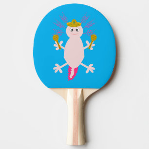 Raquette De Ping Pong Jour de l'Axolotl mexicain mort