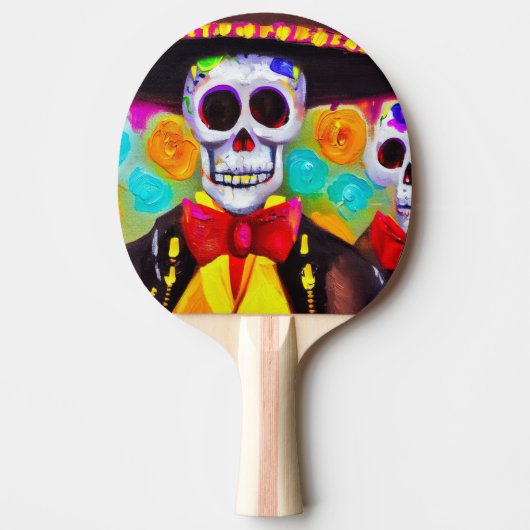Raquette De Ping Pong Jour de l'homme mort (2) (Devant)