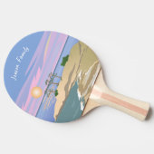 Raquette De Ping Pong Journée ensoleillée sur la plage Ping Pong Paddle (Côté)