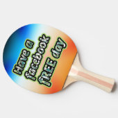 Raquette De Ping Pong Journée Facebook libre (Côté)