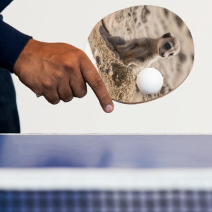 Raquette De Ping Pong "Journées ensoleillées : l'aventure à la plage de