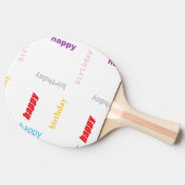 Raquette De Ping Pong Joyeux anniversaire (Côté)