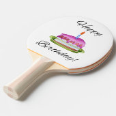 Raquette De Ping Pong Joyeux anniversaire ! (Devant Angle)