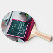 Raquette De Ping Pong Joyeux anniversaire ! Drôle malin (Côté)