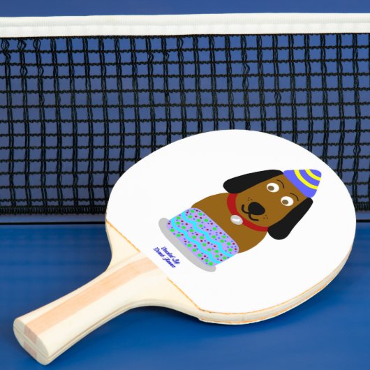 Raquette De Ping Pong Joyeux Anniversaire Ping Pong Paddle (Insitu)