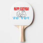 Raquette De Ping Pong Joyeux Anniversaire Pour Vous (Devant)