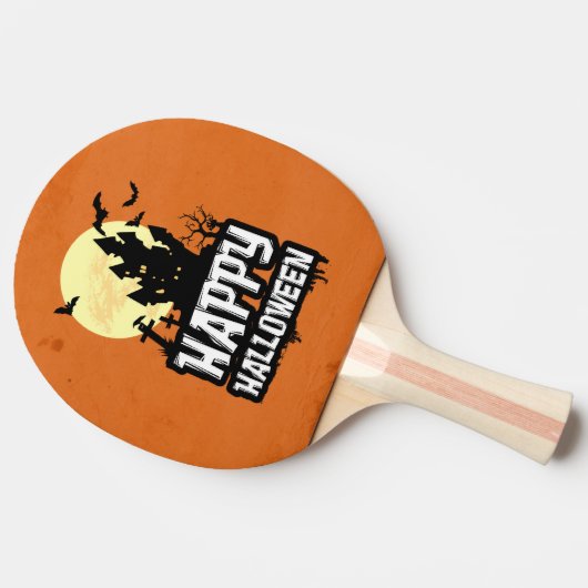 Raquette De Ping Pong Joyeux Halloween (Côté)
