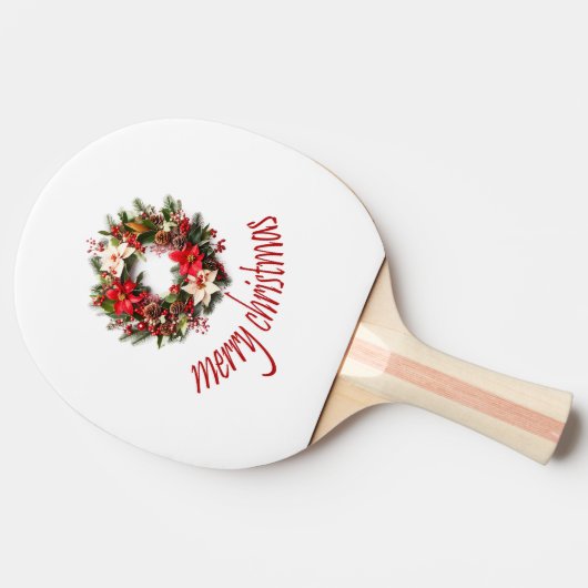 Raquette De Ping Pong joyeux noël (Côté)