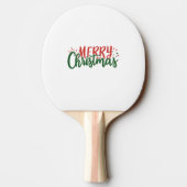 Raquette De Ping Pong Joyeux Noël (Dos)