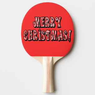 Raquette De Ping Pong Joyeux Noël !