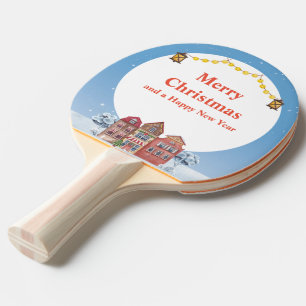 Raquette De Ping Pong Joyeux Noël et Bonne Année Meilleure