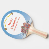 Raquette De Ping Pong Joyeux Noël et Bonne Année Meilleure (Côté)