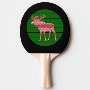 RAQUETTE DE PING PONG JOYEUX NOËL ORIGNAL CERF