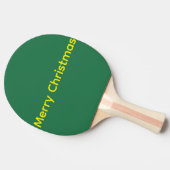 Raquette De Ping Pong Joyeux Noël vert (Côté)