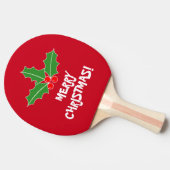 Raquette De Ping Pong Joyeux ping-pong de Noël pour ping-pong (Côté)