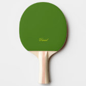 Raquette De Ping Pong Joyeux serpent d'anniversaire (Dos)