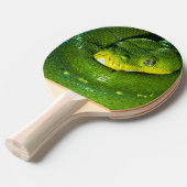 Raquette De Ping Pong Joyeux serpent d'anniversaire (Devant Angle)