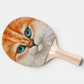 Raquette De Ping Pong Joyeux visage de Kitty Orange (Côté)