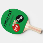 Raquette De Ping Pong J'peux pas j'ai ping-pong (Côté)