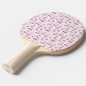 Raquette De Ping Pong Juste Noté rose (Devant Angle)